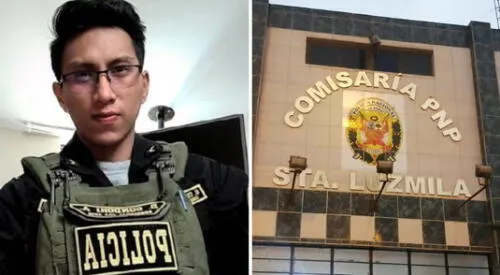 Feminicidio en Comas: Cámara grabó al suboficial Darwin Condori en comisaría de Santa Luzmila el 16 de noviembre. larepublica.pe