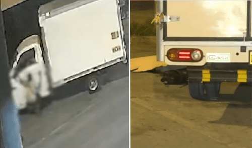 El hombre, que se encontraba dentro de una furgoneta, disparó contra un reciclador que se acercó al vehículo. Foto: Composición La República Hombre en furgoneta asesina a reciclador en La Victoria.