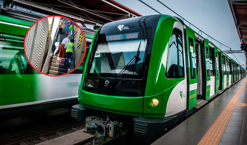 Menor que quedó atrapado en la escalera eléctrica de la Línea 1 no perderá la mano/Composición LR Menor que quedó atrapado en la escalera eléctrica de la Línea 1 no perderá la mano/Composición LR