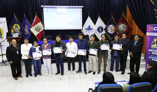 Felicitan a los primeros ingresantes a Medicina Humana en la UNAAT.