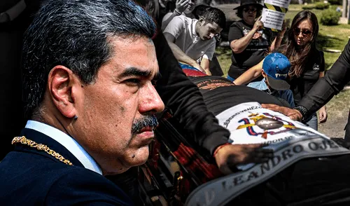 Ojeda, exmilitar contrario a régimen de Maduro, fue secuestrado en febrero de 2024 y su cuerpo fue encontrado días después. Foto: composición LR/AFP Ojeda, exmilitar contrario a régimen de Maduro, fue secuestrado en febrero de 2024 y su cuerpo fue encontrado días después.