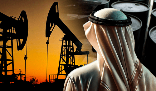 El yacimiento marino de Al-Julaiah se extiende a lo largo de 74 kilómetros cuadrados y alberga petróleo de densidad media, una cualidad que potencia su valor comercial. Foto: composición LR/IA-La República/Banca y Negocios. Descubren un megayacimiento de petróleo que supera reservas de un país de Sudamérica