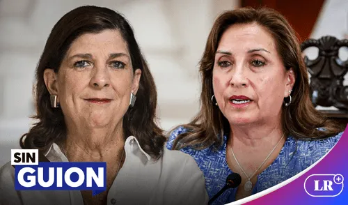 Rosa María Palacios en 'Sin guión' opina acerca del discurso de Boluarte en Davos. Foto: composición LR Rosa María Palacios en 'Sin guión' opina acerca del discurso de Boluarte en Davos.