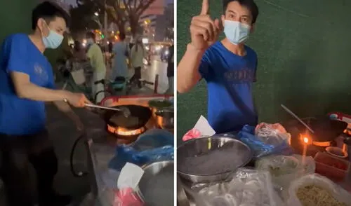 Peruano enseña a chef chino a preparar tallarín saltado y conquista con preparación: "Le pusiste sazón"