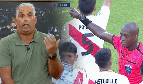 Rebagliati lapida a Conmebol por penal contra Perú en el Sudamericano Sub-20