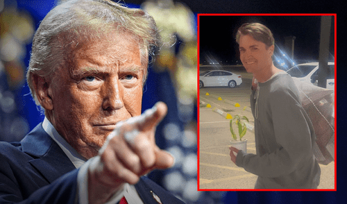 Trump indultó al fundador de Silk Road, el mayor mercado de tráfico por internet. Foto: composición LR/AFP Donald Trump