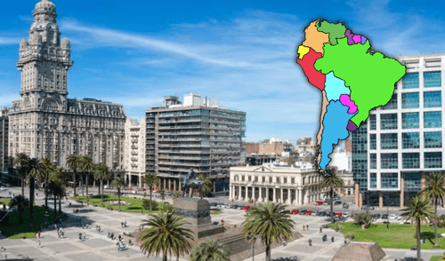 Según ChatGPT, Uruguay se consolida como el país sudamericano donde el salario mínimo puede proporcionar una vida relativamente cómoda. Foto: composición LR/ Bloomberg Línea/Cerebriti Uruguay