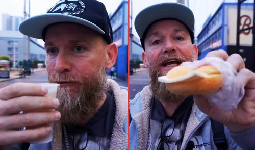 El ciudadano extranjero grabó su experiencia probando diversas comidas de Perú.