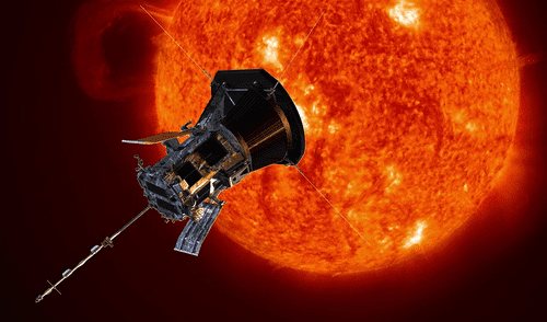 La sonda Parker de la NASA orbita gradualmente más cerca de la superficie del Sol que ninguna otra anterior. Foto: NASA. Sonda Parker “toca” el Sol y capta sonido de las erupciones solares