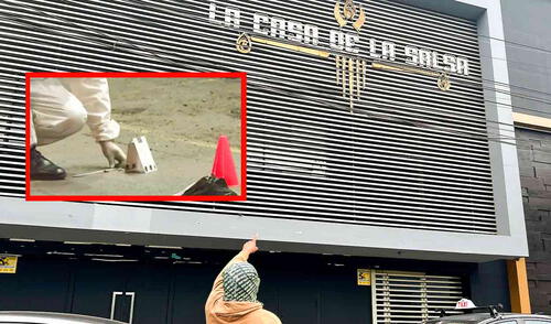 Explosivo en La casa de la salsa dejó a 3 personas heridas. Foto: composición LR/Cristina Gálvez La casa de la salsa