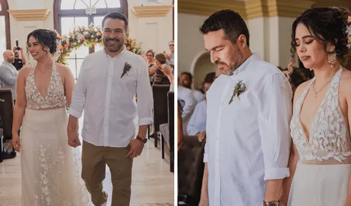 El chef Giacomo Bocchio dio el sí con Brenda Dávila en una ceremonia civil el 25 de enero.