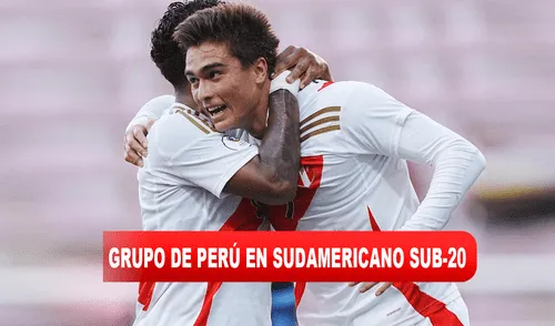 Grupo de Perú en el Sudamericano sub-20