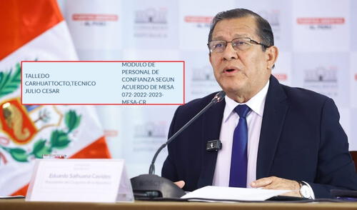 Funcionario de confianza de Eduardo Salhuana habría publicado el polémico tuit | Composición: LR. Funcionario de confianza de Eduardo Salhuana habría publicado el polémico tuit