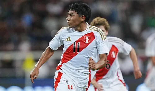 Maxloren Castro es uno de los jugadores más jóvenes de la selección peruana sub-20. Foto: FPF