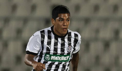 Joao Grimaldo jugó apenas 135 minutos desde su llegada al Partizán de Belgrado proveniente de Sporting Cristal.