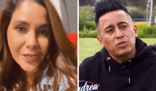 Andrea Llosa fue cuestionada por su entrevista a Christian Cueva. Foto: Composición LR/Instagram/ATV Andrea Llosa fue cuestionada por su entrevista a Christian Cueva.