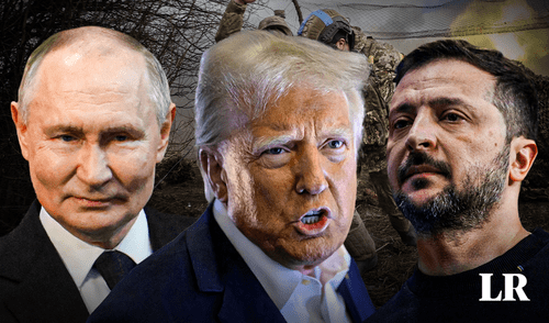 El plan de Trump para acabar con la guerra en Ucrania plantea una estrategia de presión económica y militar sobre Rusia. Foto: Composición LR (Jazmín Ceras) /AFP/ New York Times. El plan de Trump para acabar con la guerra en Ucrania plantea una estrategia de presión económica y militar sobre Rusia.