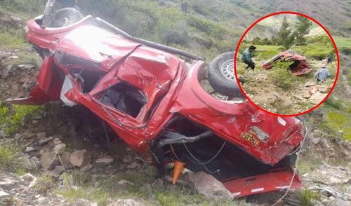 Un trágico accidente de tránsito dejó dos muertos y un niño herido en Pomabamba, Áncash