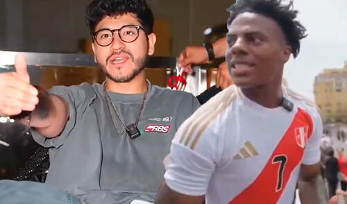 Zeein fue el encargado de guiar a Speed en su recorrido por las calles de Lima.