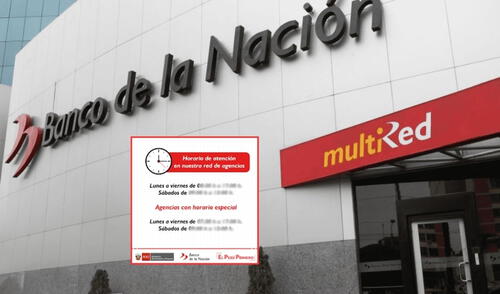 El Banco de la Nación cuenta con 568 agencias a nivel nacional. Foto: Andina/LR