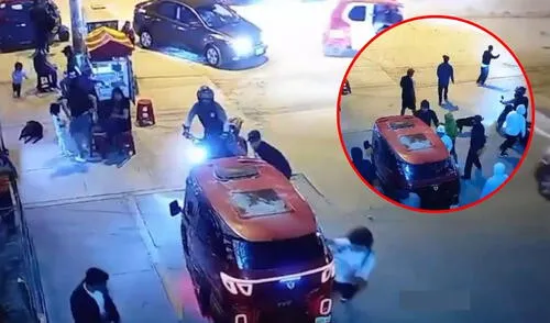 Cámaras de seguridad registran brutal asalto a mototaxista en Villa El Salvador