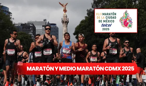 Maratón CDMX 2025 inscripciones | Medio Maratón CDMX 2025 costo | Fechas Maratón CDMX 2025 | Ruta Maratón CDMX 2025 | Dónde inscribirse Maratón CDMX 2025 | Precio inscripción Medio Maratón CDMX | Requisitos Maratón CDMX 2025
