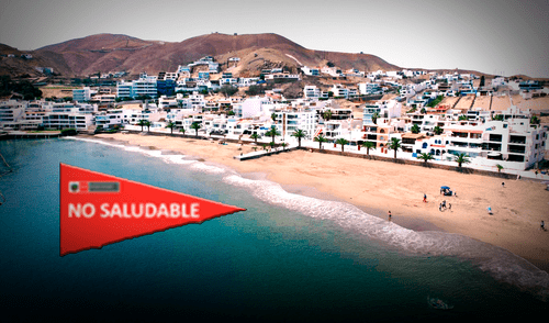 Playas no saludables 2025