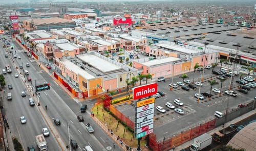 Centro comercial Minka en el Callao. Foto: Parque Arauco Centro comercial Minka en el Callao