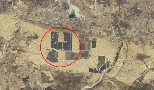 China se encuentra en la construcción del megaproyecto que podría desterrar la magnitud de la 'Gran Muralla China'. Foto: NASA NASA