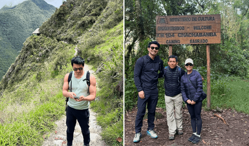 Simu Liu visitó nuestro país con el fin de disfrutar de los paisajes que ofrece Machu Picchu y de la gastronomía peruana. Foto: composición LR/Instagram Simu Liu visitó nuestro país con el fin de disfrutar de los paisajes que ofrece Machu Picchu y de la gastronomía peruana. Foto: composición LR/Instagram