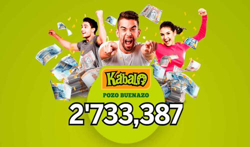 Descubre los números ganadores del sorteo de La Kábala con un Pozo Buenazo de S/2.733.387 en juego. Foto: Intralot Resultados de La Kabala