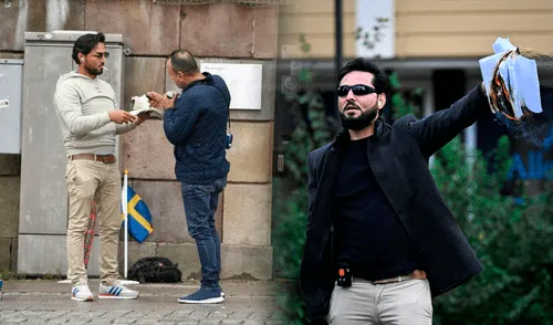 El activista, Salwan Momika fue asesinado en su departamento en Estocolmo durante una transmisión en vivo. Foto: composición LR/EFE Redes Sociales