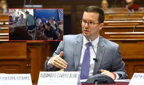 No es la primera vez que protestas contra el congresista Alejandro Cavero en la vía pública