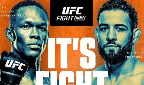 Israel Adesanya vs Nassourdine Imavov será la pelea estelar de la UFC