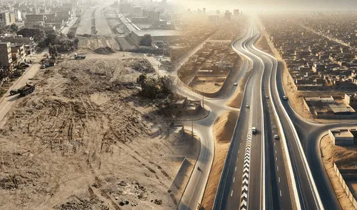 Autopista Ramiro Prialé mapa