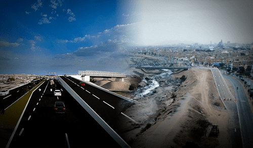 La vía de acceso al Aeropuerto Jorge Chávez será renovada en las próximas semanas. Foto: Andina Nuevo Aeropuerto Jorge Chávez