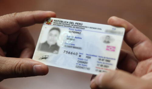 Nuevo DNI electrónico en Perú cuesta S/41 y lo brinda el Reniec.