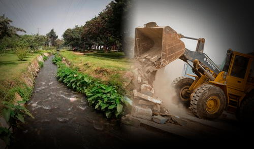 Gobierno brindará protección provisional ante riesgos contra patrimonio cultural en Surco. Foto: composición LR Vía Expresa Sur