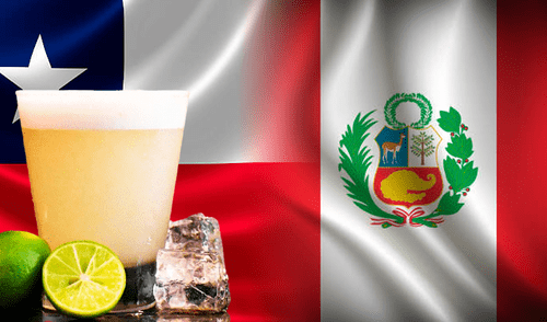 Pisco peruano pierde mercado ante aguardiente chileno. Foto: composición LR Pisco, bandera de Perú y de Chile