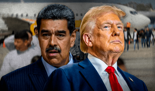 Anteriormente, Venezuela no recibía vuelos de deportación. Foto: composición LR / AFP / CNN Anteriormente, Venezuela no recibía vuelos de deportación. Foto: composición LR / AFP / CNN