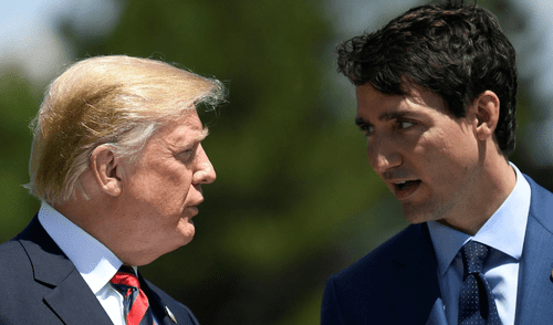 Tensiones comerciales entre Estados Unidos y Canadá se intensifican. Foto: EFE Tensiones comerciales entre Estados Unidos y Canadá se intensifican.