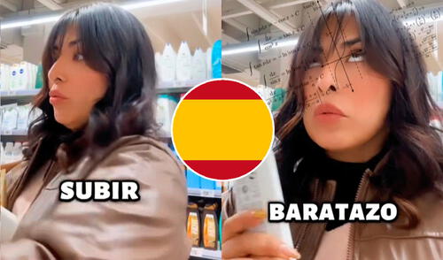 Joven peruana visita supermercado en España y compara los precios: "En Perú es más caro"