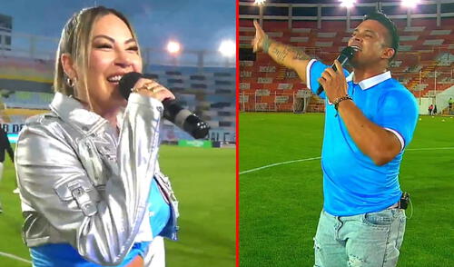 Pamela López anima 'Noche del garcilaso' junto a Domínguez, pero no logra llenar estadio