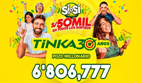 Resultados de La Tinka hoy 2 de febrero/Foto: La Tinka
