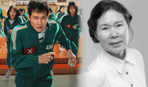 Actriz coreana interpretó a la madre de Hwang Jun Ho en 'Squid Game'. Foto: composición LR/difusión/Netflix/Jonhap Actriz coreana