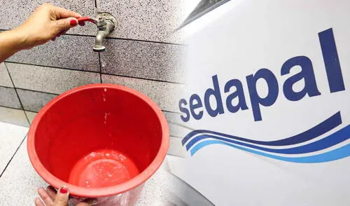 Corte de agua en Lima, vía Sedapal