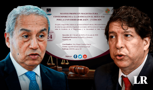 Los Máster se empezaron a organizar y desarrollar durante la gestión del ex fiscal Pedro Gonzalo Chávarry. Ilustración: Jazmín Ceras