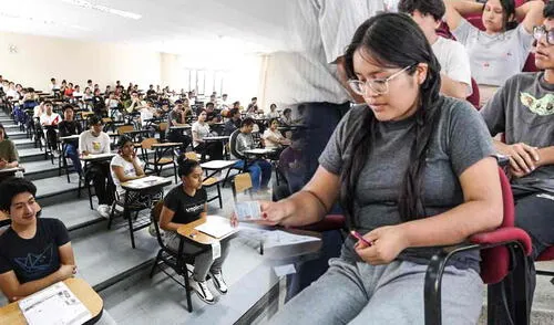 La etapa regular de inscripción a prueba finalizó el 28 de enero. Sin embargo, UNMSM amplió la fecha para rezagados. Foto: composición LR/Andina Examen de admisión San Marcos