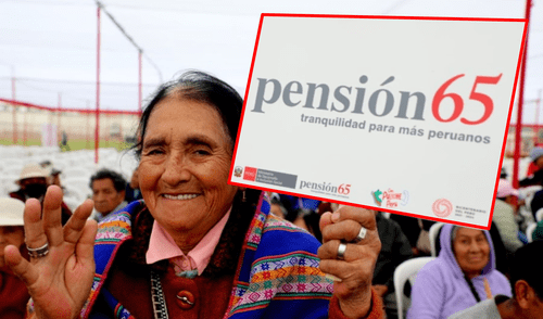 Pensión 65 destina subvenciones económicas a los adultos mayores en situación de pobreza.