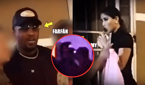 Jefferson Farfán y Xiomy Kanashiro fueron vistos besándose en una salida nocturna.